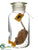 Silk Plants Direct Bottle - Clear Brown - Pack of 6