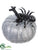 Pumpkin - Silver Black - Pack of 12