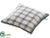 Silk Plants Direct Plaid Pillow - Black Beige - Pack of 6