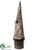 Halloween Cone Topiary - Black Beige - Pack of 2