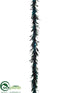 Silk Plants Direct Peacock Feather Garland - Peacock - Pack of 12