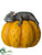 Silk Plants Direct Mouse on Pumpkin - Orange Gray - Pack of 1