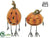 Jack-O-Lantern - Orange - Pack of 2