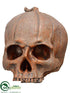 Silk Plants Direct Skull - Brown Antique - Pack of 2