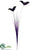 Bats Grass Bush - Black Purple - Pack of 12