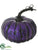 Silk Plants Direct Pumpkin - Purple Black - Pack of 6