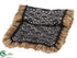 Silk Plants Direct Skull Lace Table Runner - Black Cream - Pack of 2