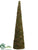 Moss Cone Topiary - Green - Pack of 4