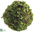 Silk Plants Direct Twig Ball - Green Brown - Pack of 6