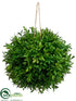 Silk Plants Direct Tea Leaf Ball - Green - Pack of 4