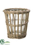 Silk Plants Direct Willow Basket - Gray - Pack of 4