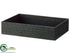 Silk Plants Direct Bamboo Tray - Black - Pack of 4