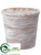 Pot - Terra Cotta Whitewashed - Pack of 8