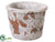 Clay Pot - Gray Brown - Pack of 24