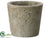 Cement Pot - Gray - Pack of 6