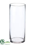 Silk Plants Direct Glass Cylinder Vase - Clear - Pack of 1