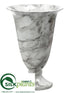 Silk Plants Direct Urn - White Gray - Pack of 2