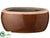 Oval Container - Brown - Pack of 12