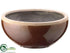 Silk Plants Direct Round Container - Brown - Pack of 8