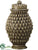 Ceramic Urn - Brown - Pack of 1