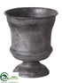 Silk Plants Direct Iron Urn - Gray - Pack of 6