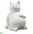 Cat - White - Pack of 4