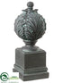 Silk Plants Direct Leaf Finial - Verdigris - Pack of 4