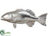 Silk Plants Direct Fish - Silver Antique - Pack of 1