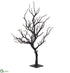 Silk Plants Direct Plastic Twig Tree - Black - Pack of 4