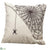 Spider Pillow - Beige Black - Pack of 2