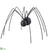 Glittered Fur Spider - Black - Pack of 2