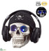 Silk Plants Direct Battery Operated Headsets Skull With Light - Beige Black - Pack of 2