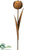 Metal Tulip Spray - Rust - Pack of 8