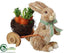 Silk Plants Direct Bunny - Brown Orange - Pack of 4