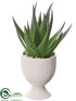 Silk Plants Direct Aloe Plant - Green - Pack of 12