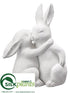 Silk Plants Direct Bunny - White - Pack of 1