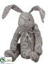 Silk Plants Direct Bunny - Cream Gray - Pack of 2