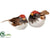 Silk Plants Direct Bird - Brown - Pack of 2