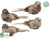 Bird - Gray Brown - Pack of 4