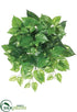 Silk Plants Direct Pothos Hanging Vine Plant - Green - Pack of 12