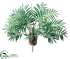 Silk Plants Direct Dwarf Palm Plant - Green - Pack of 12