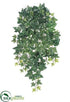 Silk Plants Direct Sage Ivy Hanging Plant Bush - Green - Pack of 12