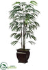 Silk Plants Direct Rhapis Palm Tree - Green - Pack of 1