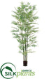 Silk Plants Direct Bamboo Tree - Green - Pack of 2