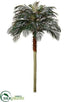 Silk Plants Direct Phoenix Palm Tree - Green - Pack of 2