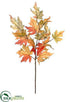 Silk Plants Direct Maple Leaf Spray - Fall - Pack of 12