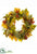 Maple, Oak, Eucalyptus Wreath - Fall - Pack of 1