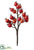 Rosehip Pick - Burgundy Terra Cotta - Pack of 12