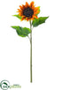 Silk Plants Direct Sunflower Spray - Mustard - Pack of 12