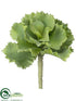 Silk Plants Direct Echeveria Pick - Green Cream - Pack of 12